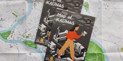 Map of Kaunas 2022